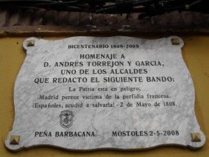 Placa Dos de Mayo